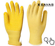 dgl-4645 dupont kevlar nomex iş eldiveni CE EN 388 EN 420 EN 407